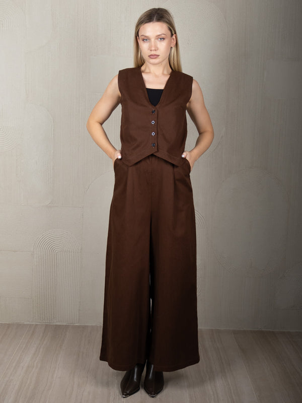 BRAUN JUMPSUIT SET