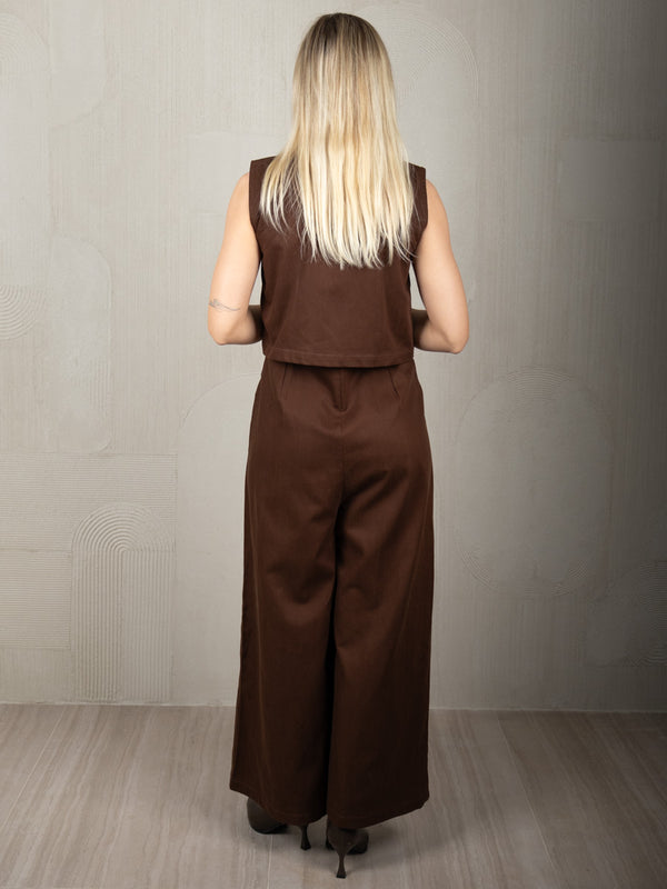 BRAUN JUMPSUIT SET