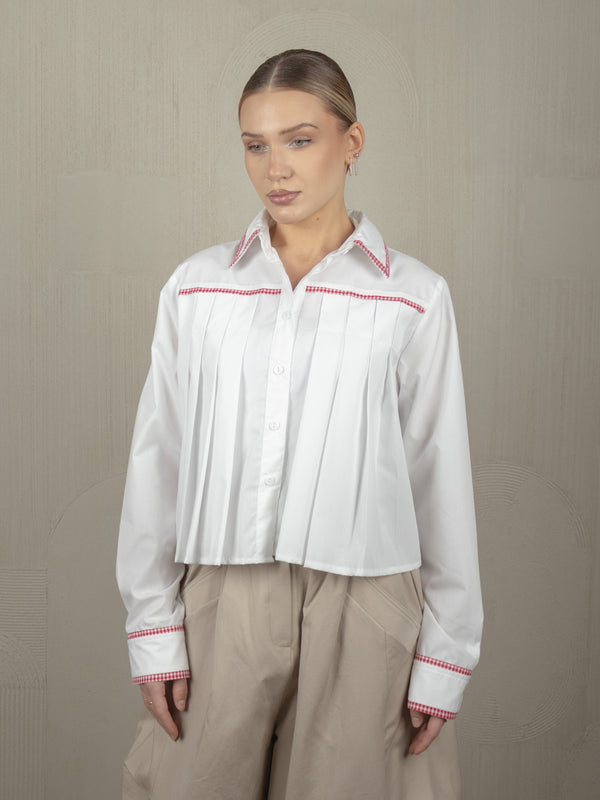 LOLA PLEATED SHIRT