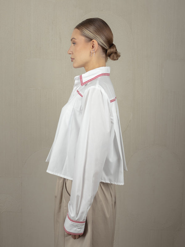 LOLA PLEATED SHIRT