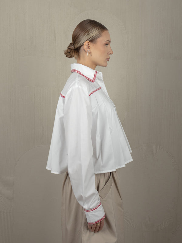 LOLA PLEATED SHIRT