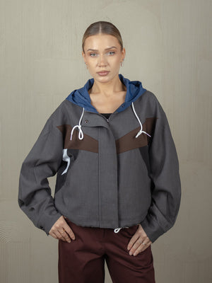 Lira Jacket in grey, photo 1