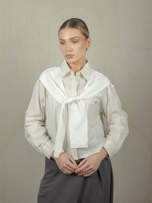 Rowyn Shirt in beige, photo 1