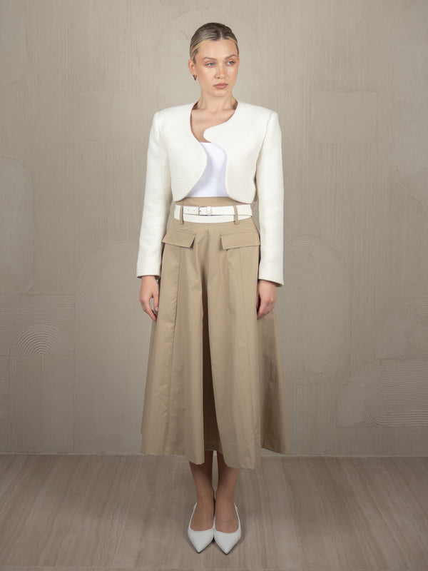 TORY SKIRT WITH BELT
