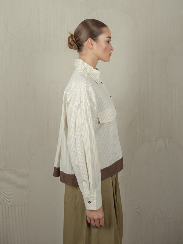 Haut Shirt in beige, photo 4
