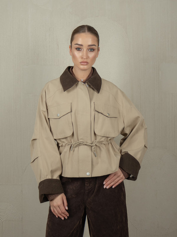 Ivy Jacket in beige, photo 1