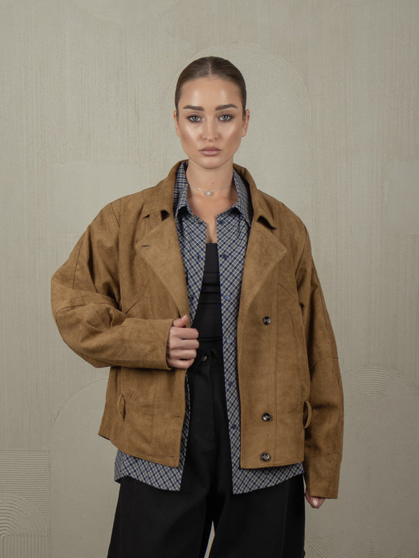 UNSHU SUEDE JACKET
