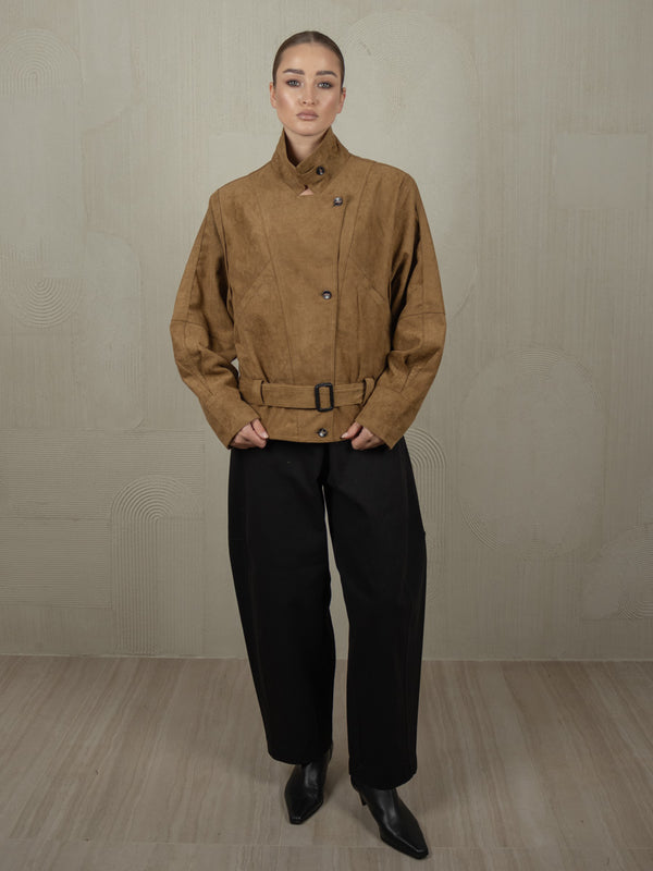 UNSHU SUEDE JACKET