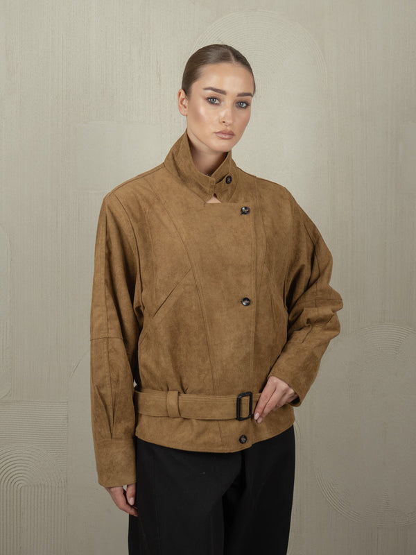 UNSHU SUEDE JACKET
