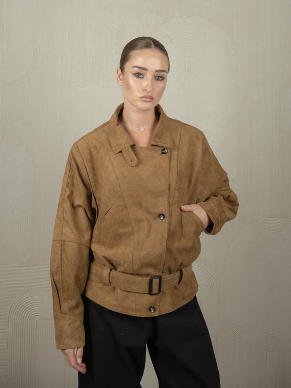 UNSHU SUEDE JACKET