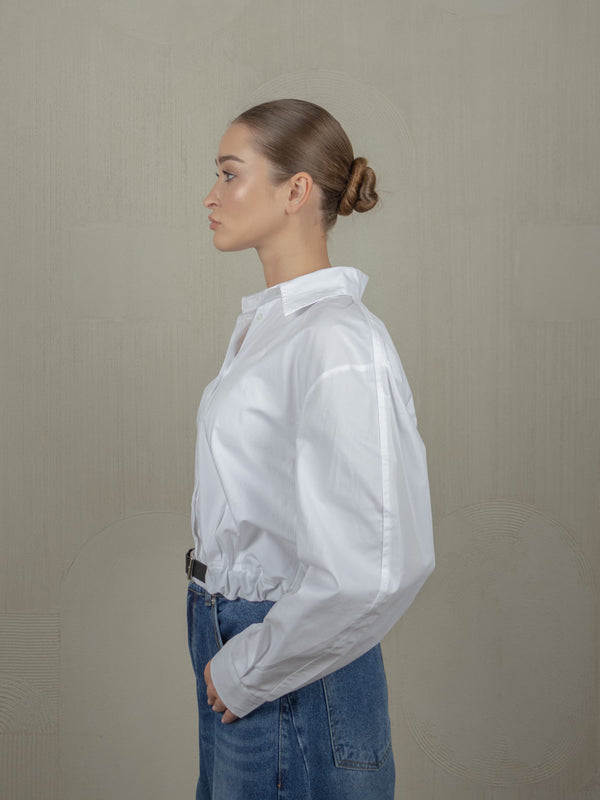 BLANC BELTED SHIRT