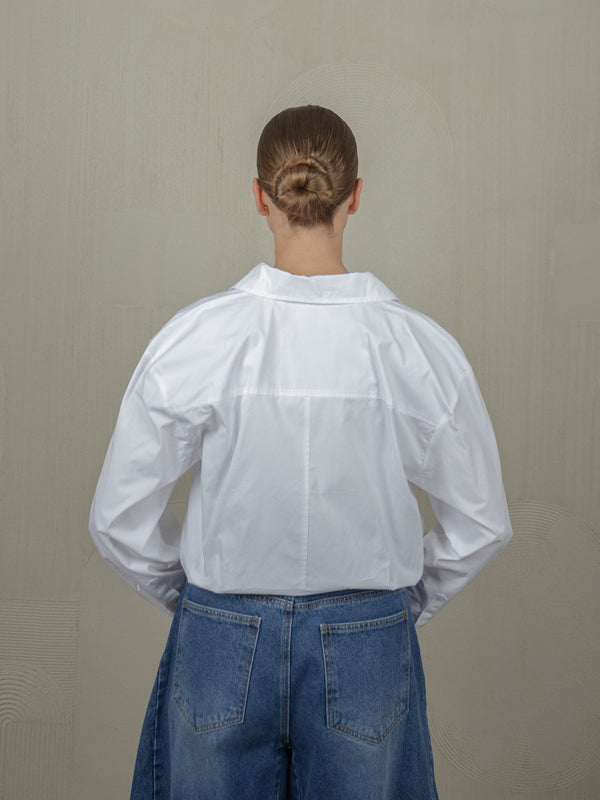 BLANC BELTED SHIRT