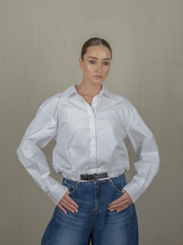 BLANC BELTED SHIRT