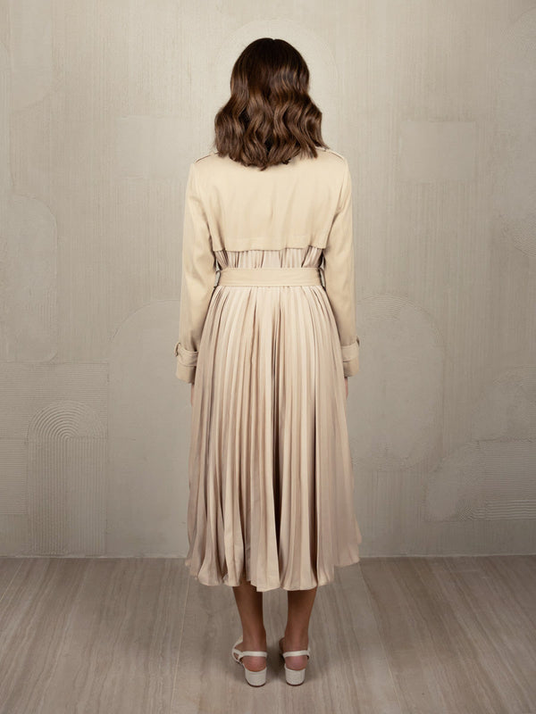 TALYA PLEATED COAT