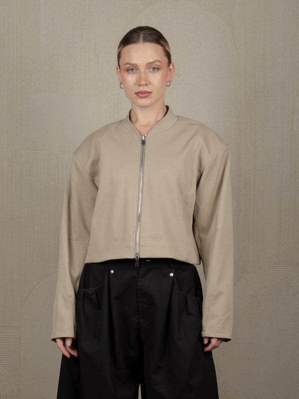 IDENTITY CROPPED JACKET