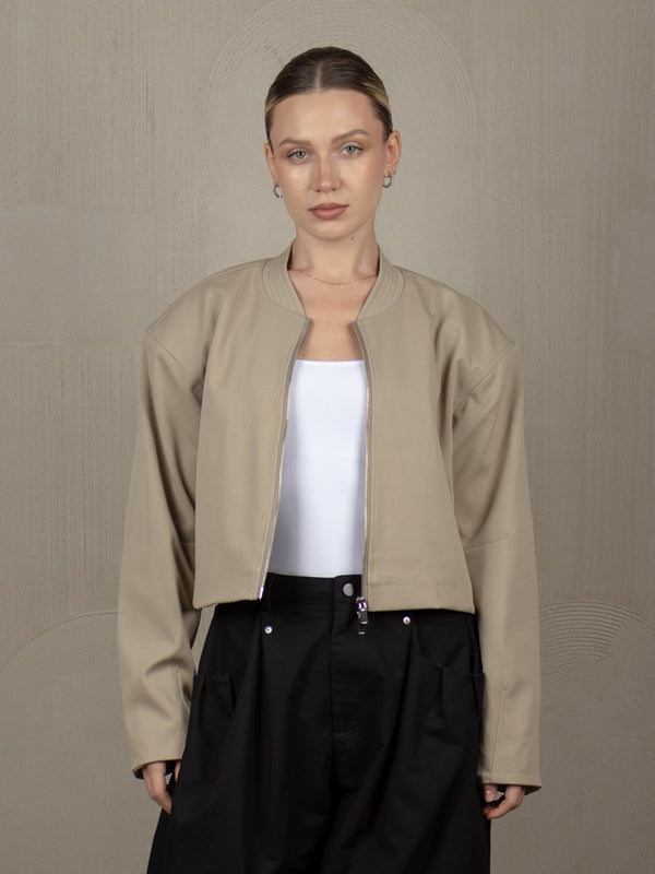 IDENTITY CROPPED JACKET
