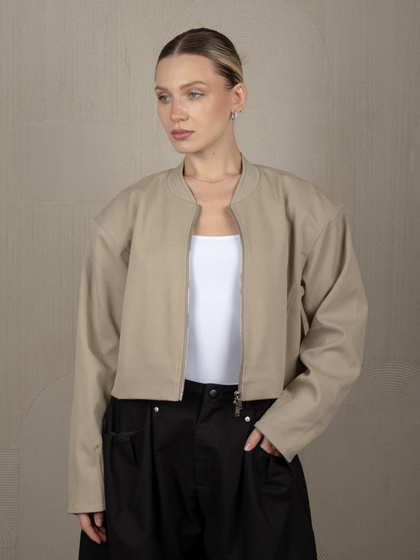 IDENTITY CROPPED JACKET