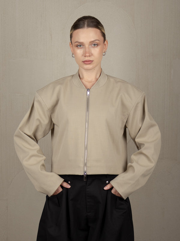 IDENTITY CROPPED JACKET