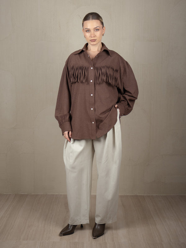 ZOEY FRINGED SHIRT