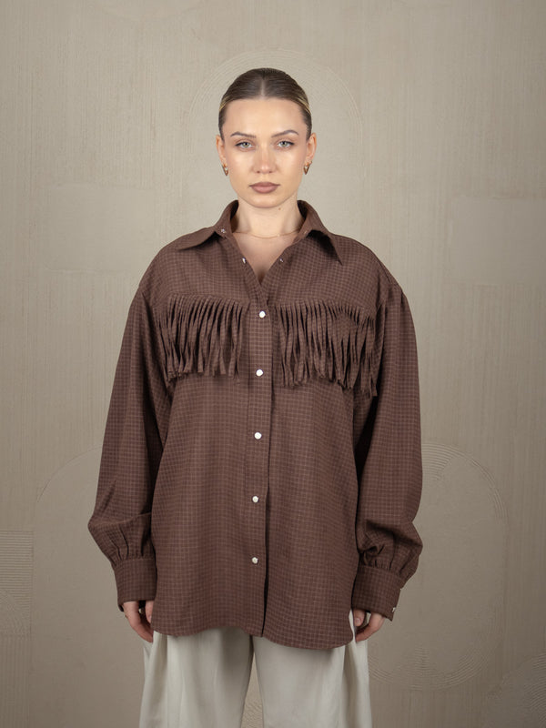 ZOEY FRINGED SHIRT
