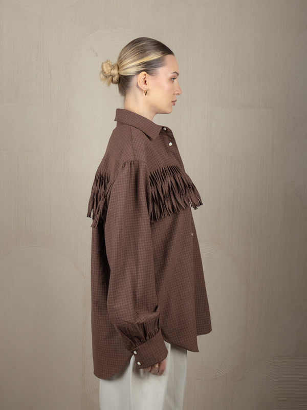 ZOEY FRINGED SHIRT
