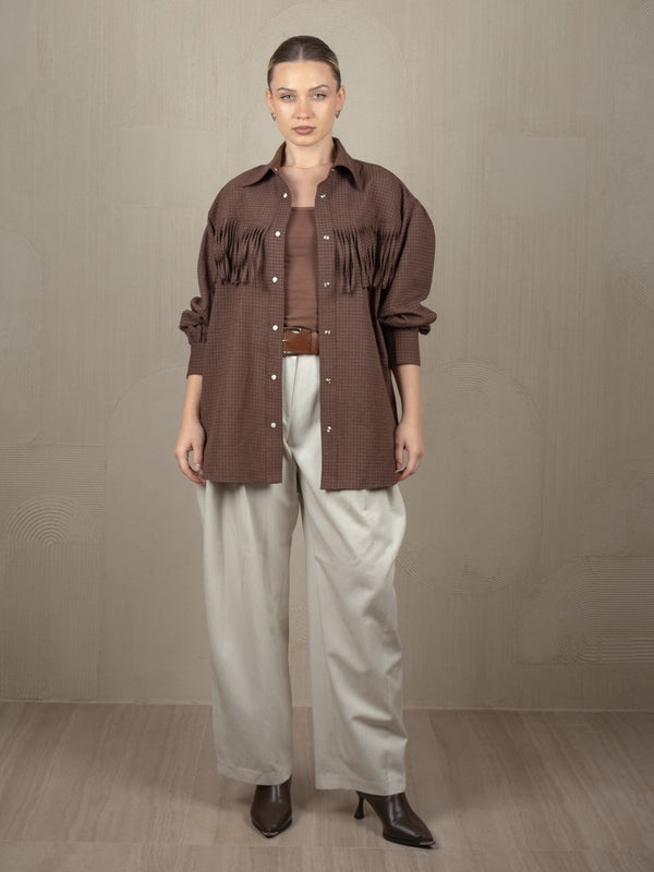 ZOEY FRINGED SHIRT