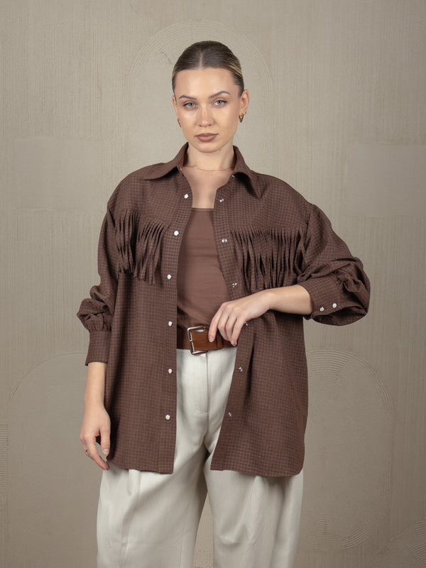 ZOEY FRINGED SHIRT