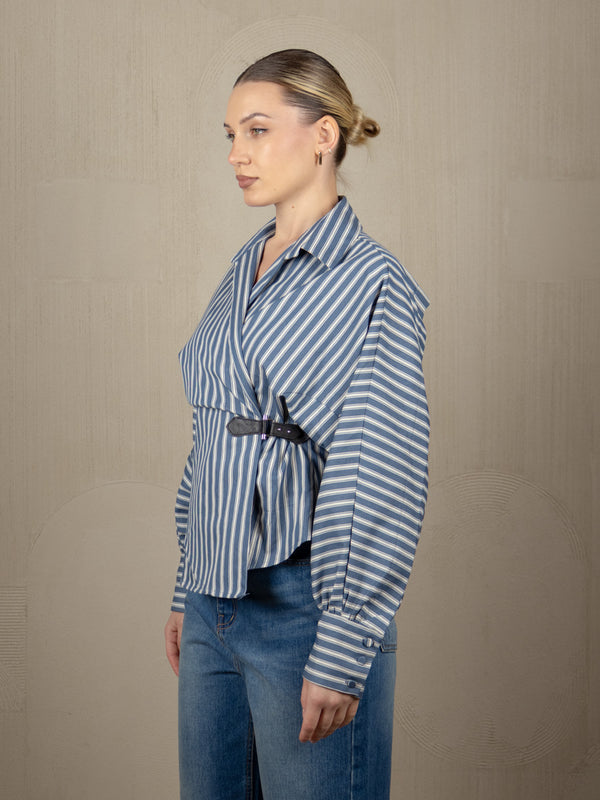 NUBE BELTED SHIRT