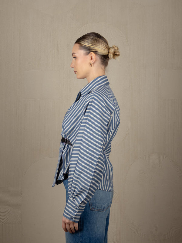 NUBE BELTED SHIRT